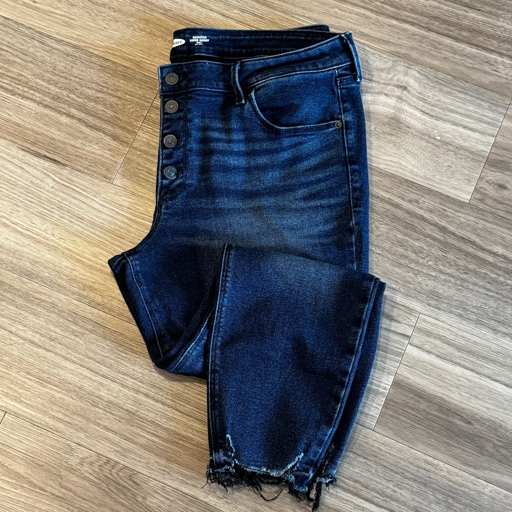 Women's Old Navy Rockstar Mid-Rise Ankle Jeans